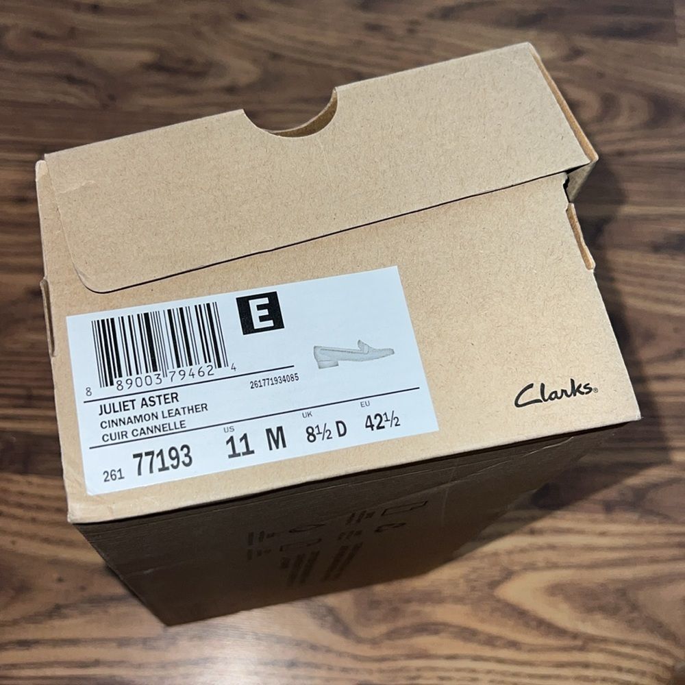 Clarks Women's Brown Loafers - Picture 3 of 3